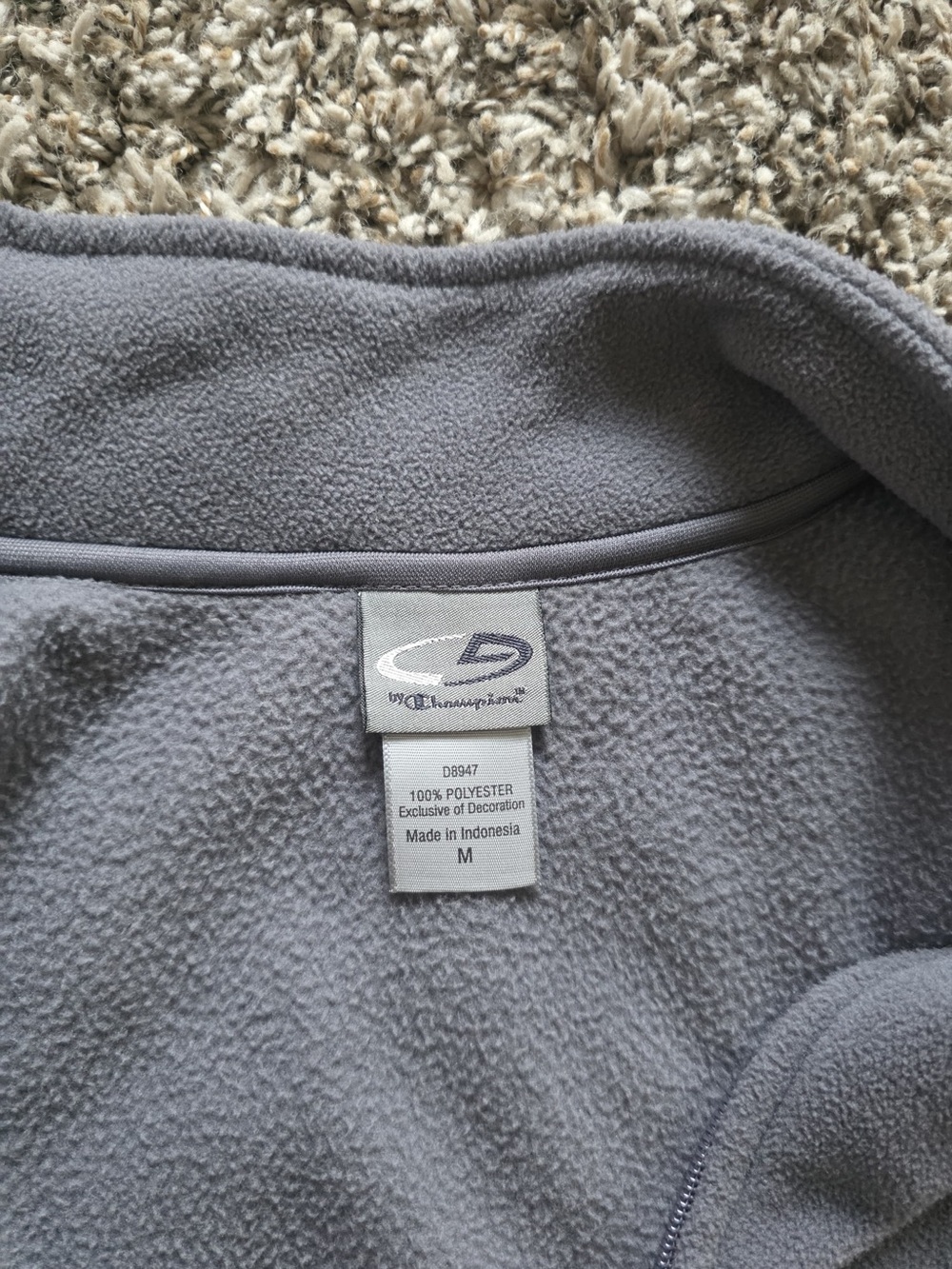 Champion Kids Gray Fleece Zip Jacket